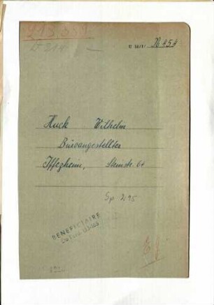Huck, Wilhelm