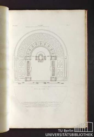5eme. Cahier. Pl. 1. Lazaret. 1er grand prix proposé par l'academie en 1784 et remporté par Mr de Sr Hubert.