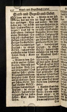 156-177, Sterb- und Begraebnuß-Lieder
