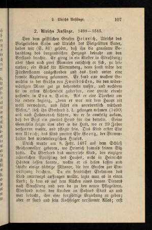 2. Ulrichs Anfänge (1498-1515)