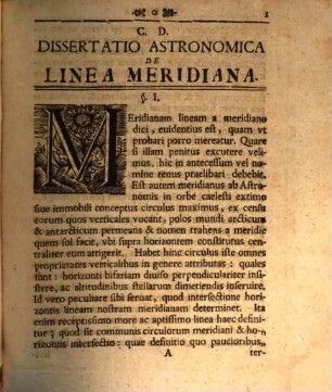 Diss. astron. de linea meridiana