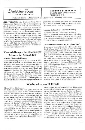 Wiedersehen macht Freude
