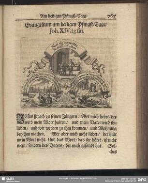 Evangelium am heiligen Pfingst-Tage, Joh. XIV. 23. fin.
