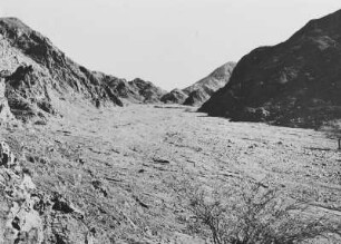 Talus : Ende einer Schutthalde am Fuße eines Steilhangs