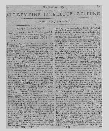 [Ahlefeld, C. v.]: Marie Müller. Berlin: Unger 1799