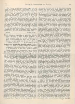 617-619 [Rezension] Stählin, Otto, Die Christliche Griechische Literatur. Sonder-Abdruck