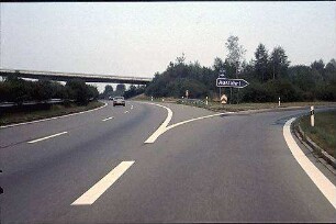 Ausfahrt Nord von Fahrbahn Nord (Lörrach Richtung AD Weil am Rhein)