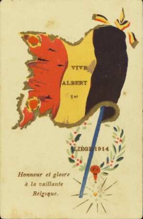 Vive Albert 1er - Liége 1914