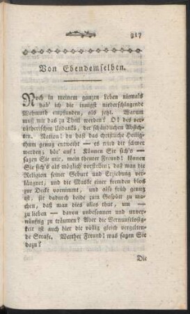 Von Ebendemselben