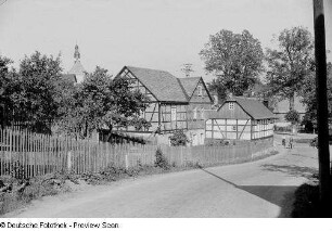 Ansicht eines Fachwerkhauses
