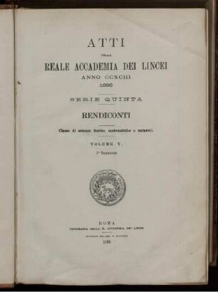 5,1: Rendiconti