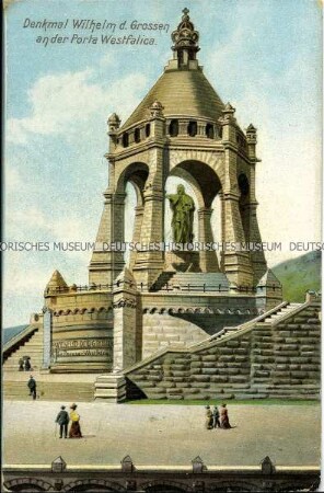 Das Denkmal für Kaiser Wilhelm I. an der Porta Westfalica