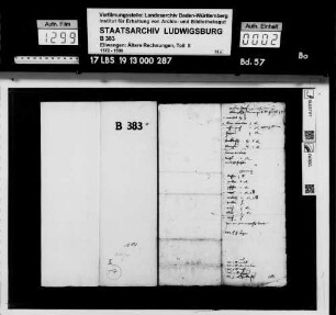 Rechnung über in Nürnberg eingekaufte Fastenspeise