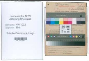 Entnazifizierung Hugo Schulte-Drevenack , geb. 21.01.1888 (Obersteuerinspektor)