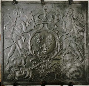 Kaminplatte, Wappen Frankreichs