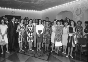 Freiburg: Rathaus, Empfang, Gruppe Bolschoi Ballett, Moskau