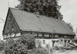 Ohorn-Gickelsberg, Gehöft : Ohorn-Gickelsberg. Ehemaliges Gehöft, Bergstraße 16 und 18. Ehemaliges Wohnstallhaus, Hofansicht