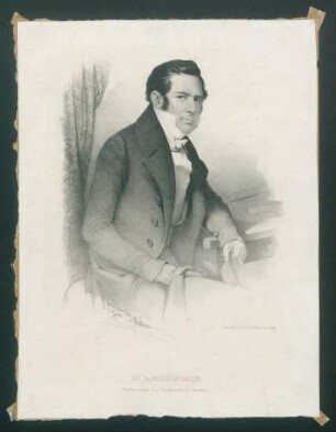 "Dr. L. S. Schönlein, Professor an der Universität in Berlin" (1793 - 1864)