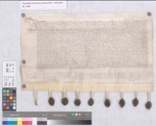 Testament der Äbtissin Anna von Limburg.
