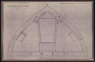 Haus des Rundfunks, Berlin-Charlottenburg: Grundriss 3. OG 1:250