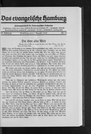 Der Herr aller Welt