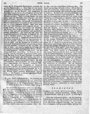 Predigten von Friedr. Schleiermacher, Doctor der Theologie. Zweyte Sammlung. Berlin, in der Realschulbuchh. 1808. gr. 8. 303 S.