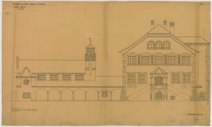 Fischer, Theodor; Lana / Südtirol (Italien); Schule - Betsaal Nordseite (Ansicht)
