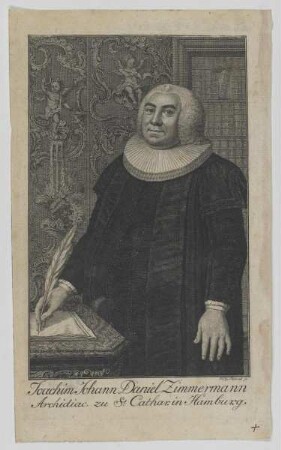 Bildnis des Joachim Johann Daniel Zimmermann