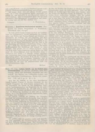 469 [Rezension] Draeseke, J., Quaestionum Nazianzenarum specimen