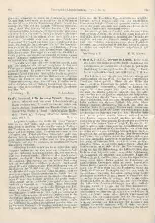 623-624 [Rezension] Kirchmann, J. H. von (Hrsg.), Immanuel Kant’s Kritik der reinen Vernunft. 8., revidierte Aufl