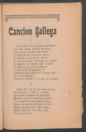 Canción gallega