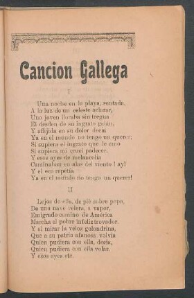 Canción gallega