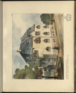 Zweifamilienhaus bei Frankfurt A. M. Architekt: Ludwig Bernoully in Frankfurt A. M.