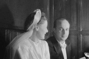 Hochzeit von Nikolaus Grasser, Bruder des Fotografen. Bad Wörishofen. Das Brautpaar