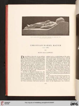 Christian Daniel Rauch: 1777-1857