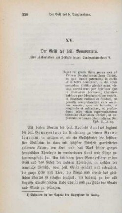 220-227 Der Geist des h. Bonaventura
