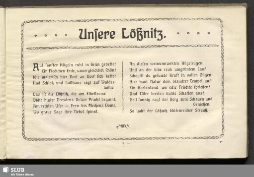 Unsere Lößnitz