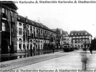 Beichel, Friedrich. Trauerdekoration zur Beisetzung von Großherzog Friedrich I.
