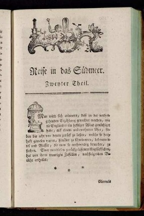Reise in das Südmeer. Zweyter Theil.