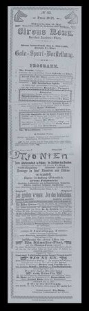 Circus Renz, Breslau, 1895