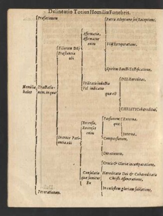 Delineatio Totius Homiliae Funebris.