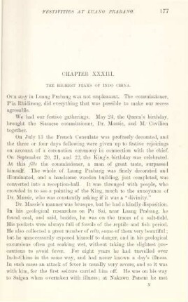 Chapter XXXIII. The highest peaks of Indo China