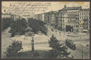 Ansichtskarte „Grimmstrasse – Grimmpark“ [2/2]