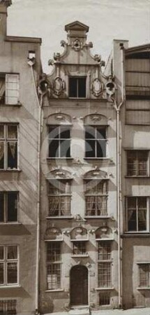 Fassade von Bürgerhaus Pfefferstadt 27 in Danzig