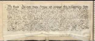 Corveyscher Lehnbrief für das Kloster Nazareth über Güter vor Störmede und Eringhausen.