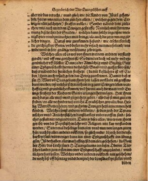 Bestendiger Gegenbericht auff etliche, in der Siben Papistischen Orten der Eydgenossenschafft newlich fürbrachten Antwort eingeführte Glaubens-Artikul ...
