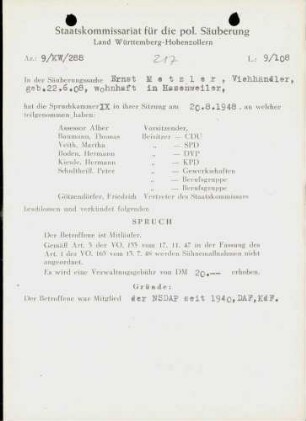 Metzler, Ernst