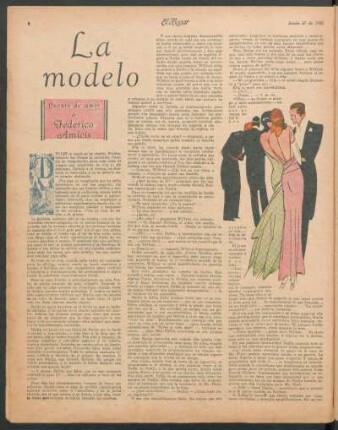 La modelo : Cuento de amor