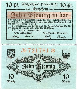Görlitz, 10 Pfennig