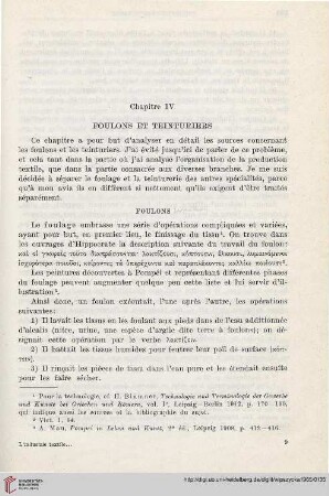 Chapitre IV: Foulons et teinturiers